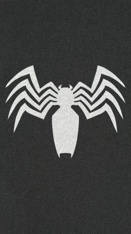 Spider Man Venom Logo Wallpaper With Texture By