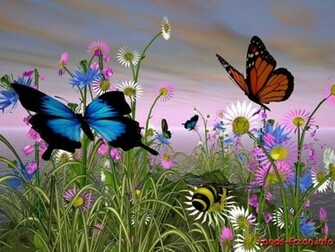 Fond Cran Papillon Wallpaper