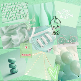 Mint Green Aesthetic Wallpaper
