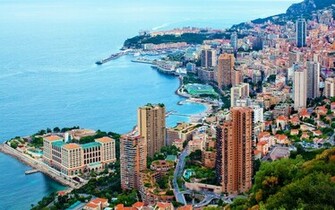 Monaco Landscape Computer Wallpaper Desktop Background