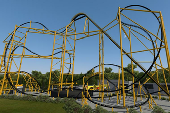 An Inside Look At Kennywood Park S Steelers Themed Roller Coaster