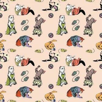 Cat Pattern Now I Love Drawing Cats