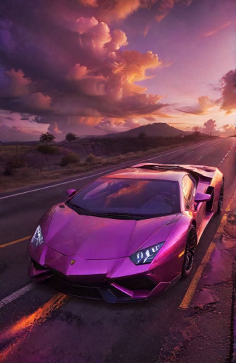 Pink Lamborghini Wallpaper