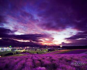 Purple World Plain Scenery Wallpaper IwallHD