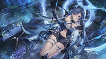 Anime Wallpaper Original Junpaku Karen Single Long Hair Looking At