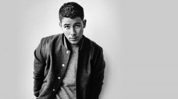 Desktop Wallpaper Monochrome Nick Jonas Celebrity HD Image