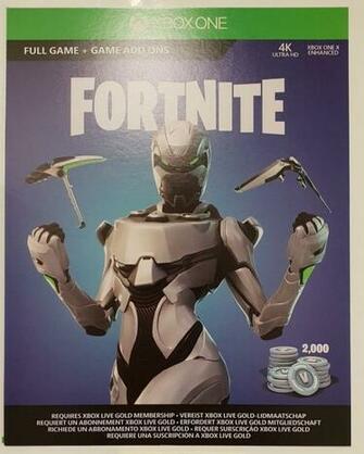 Fortnite Xbox One Eon Skin Cosmetic Set V Bucks Physical