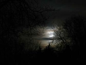 Full Moon Rising Into A Thin Cloud Bank Is Always Going To Be Cool
