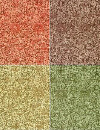 Turn Of The Century Wallpaper Textile Swatch Set Twisted Papers