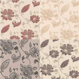 Brown Luxury Juliet Jacobean Floral Trail Wallpaper Roll Premier Vinyl
