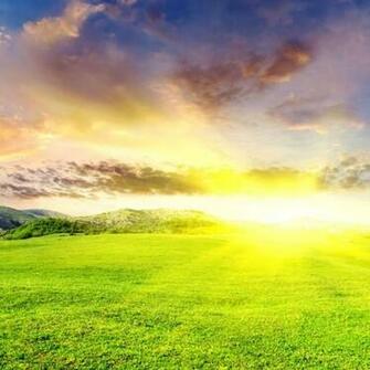Superb Spring Sunset Wallpaper