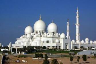 Mosque Abu Dhabi Wallpaper Full Desktop Background