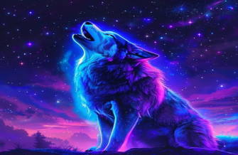Neon Animal Wallpaper