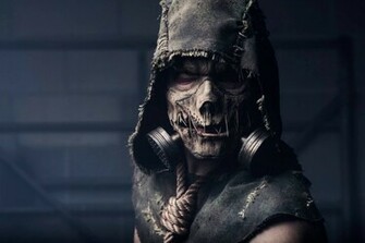 Scary Face Mask Inside Hood Wallpaper Best HD