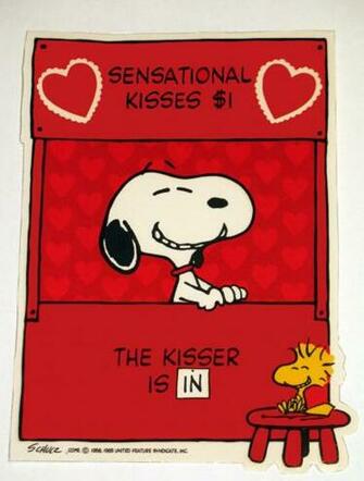 Laminated Snoopy Valentine S Day Wall Decor