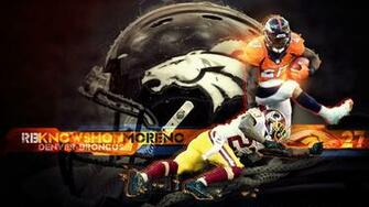 Wallpaper Moreno Knowshon Broncos Art Denver