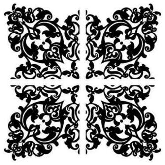 Black And White Paisley Wallpaper Border