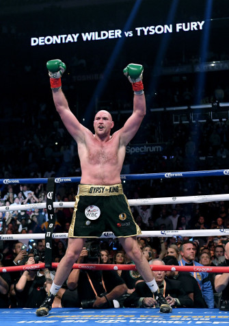On Tyson Fury Boxing Image