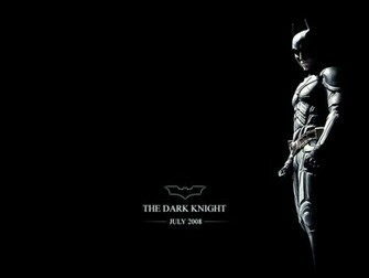 Dark Knight Black Background Poster Wallpaper Batman