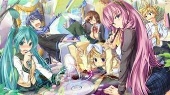 Hatsune Miku Kagamine Len Rin Megurine Luka Vocaloid