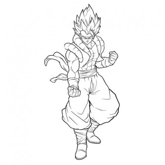 Dragon Ball Art Learn Draw Gogeta Super Saiyan Blue In