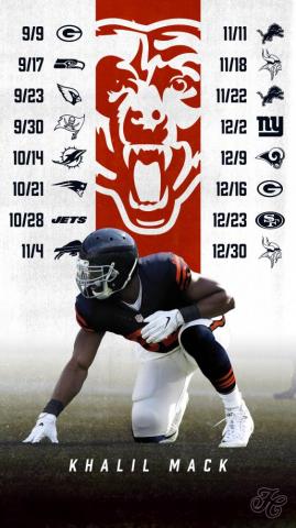 Khalil Mack Wallpaper Chicago Bears New