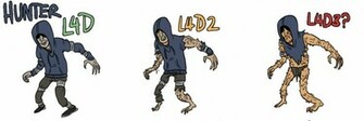 Left Dead Projection Hunter By Jazzlasterboris