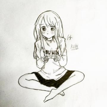 Art Kubo San Wa Boku Mobu Wo Yurusanai Gamer Girl Expectation