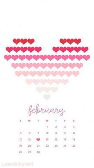 February Calendar Wallpaper Mathmarkstrainones