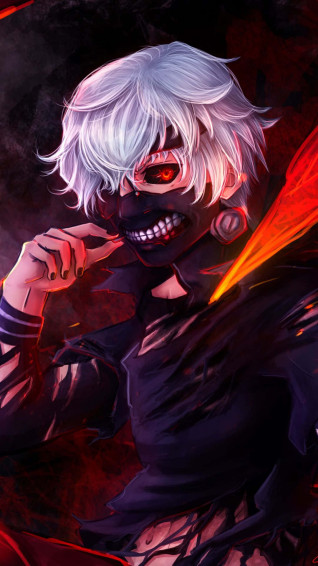Kaneki Sad Anime HD Portrait Wallpaper