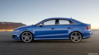 Audi S3 Sedan Color Sepang Blue Side HD Wallpaper