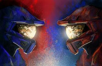 Red Vs Blue Background Sf Wallpaper