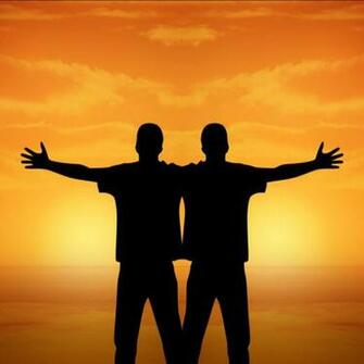 Sunset Brothers Silhouette Remixit Background