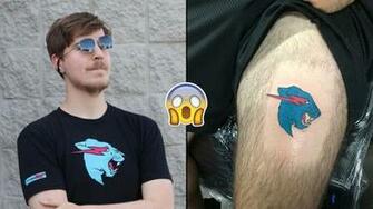 Mrbeast Roasts Fan For Getting His Logo Tattooed On Leg