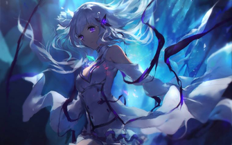 Emilia Re Zero HD Wallpaper Background Image