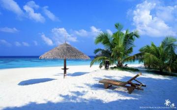 Tropical Beach Wallpaper Wide X