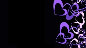 iPad Wallpaper iPhonefansite Purple Hearts