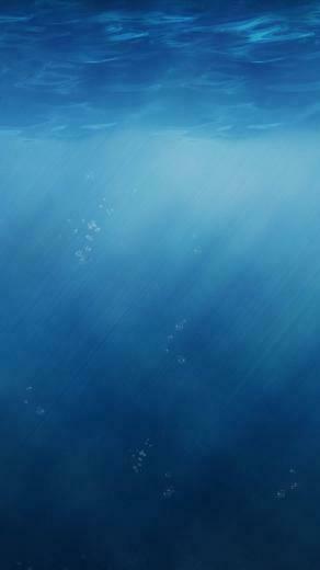 iPhone 5s 5c Wallpaper Pure Blue Sunlight Undersea Covers
