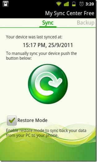 My Sync Center Android Jpg