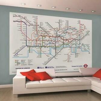 Details About London Underground Tube Map Wallpaper Wall Mural 32m X