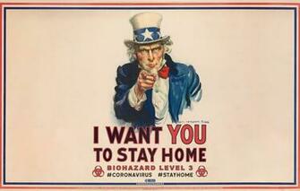 Wallpaper Poster Biohazard Coronavirus Covid
