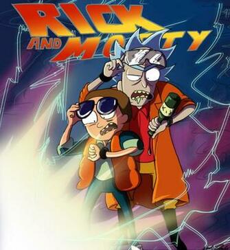 The Rick And Morty Hot Cartoon Animation Poster Vintage Retro