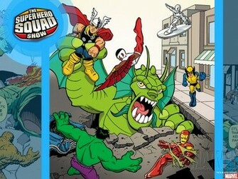 Super Hero Squad Wallpaper Marvel Heroes