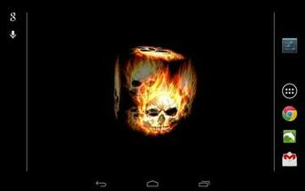 3d Skulls Cube Live Wallpaper Screenshot