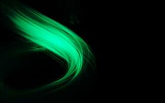 Glowing Green Curve Wallpaper