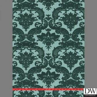 Master Humphrey S Green On Flocked Velvet Flock Designer