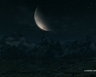 Skyrim Night Wallpaper In Games With All