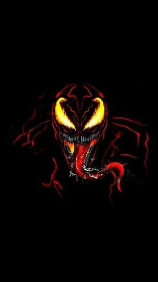 Venom Red iPhone Wallpaper Marvel