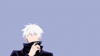 Satoru Gojo Cute Laptop Wallpaper Anime Computer