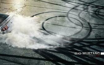 Blue Red Cobra Ford Mustang Burnout Shelby